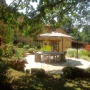 Buiten eten in onze B&B in de Dordogne
